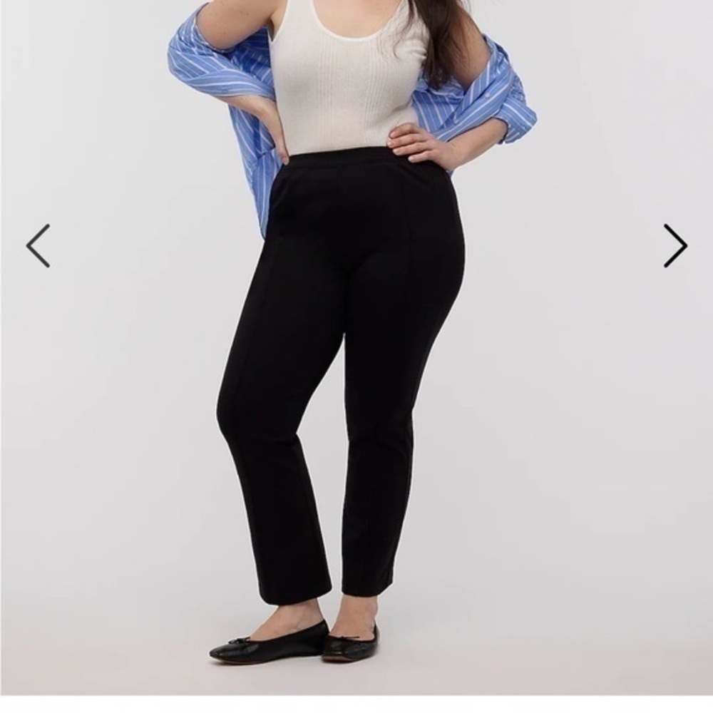 Madewell Ponte Kickflare Leggings Black Medium NWT